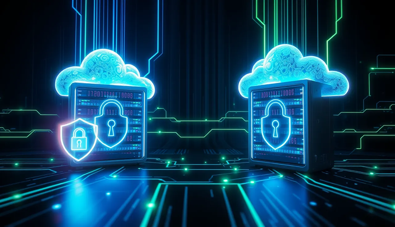 daten sicher in der cloud 2 server