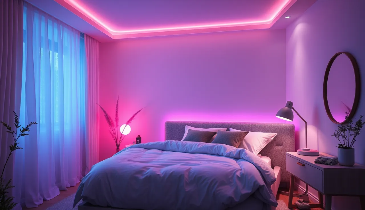 smart lighting bedroom