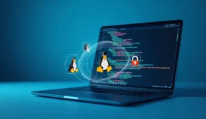 Open Source Software Laptop mit Linux drauf