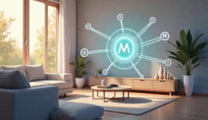 Matter Standard Visualisierung in einem Zimmer