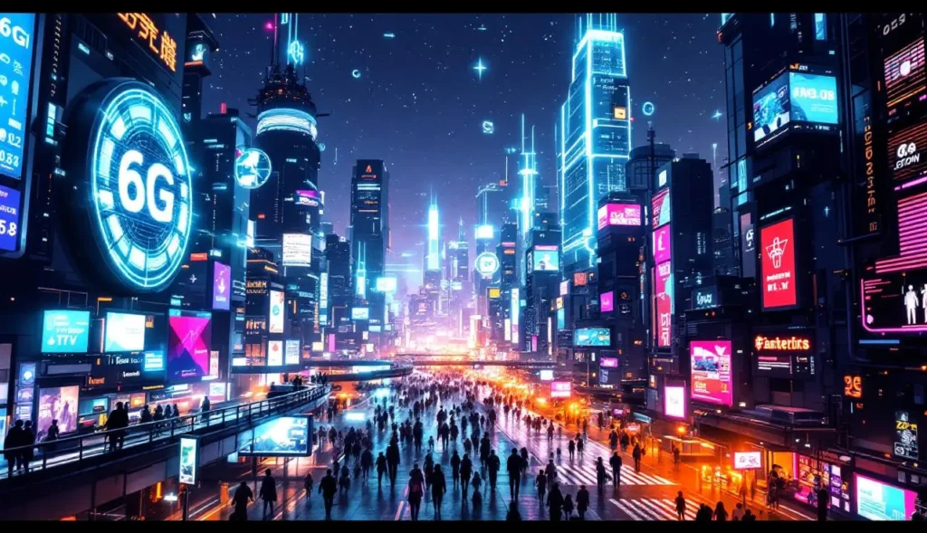 6G Mobilfunk Technologie eine Zukunftsvision