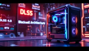 NVIDIA-RTX-50-Serie futuristische Computer