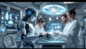 Robotik Medizin Roboter hilft bei OPs