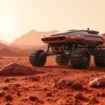 KI und Robotik in der Raumfahrt autonomer Roboter auf dem Mars
