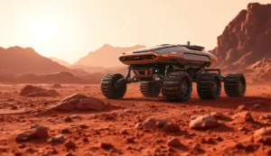 KI und Robotik in der Raumfahrt autonomer Roboter auf dem Mars